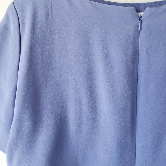 Vintage Talbots Silk Sheath Dress Lavender Size 10 - Picture 5 of 8